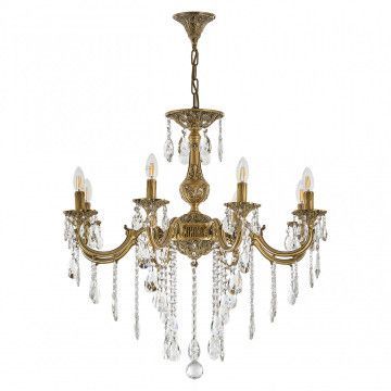 Люстра с хрустальными подвесками AL78101/8/250 B FP Bohemia Ivele Crystal