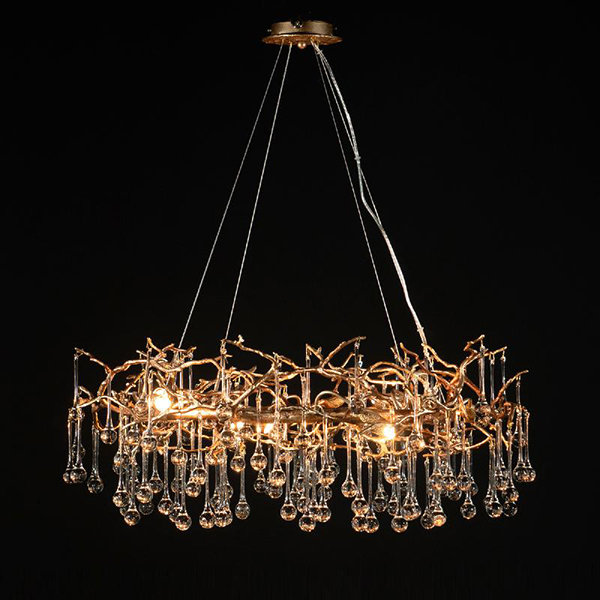 Люстра Bijout Chandelier Gold Oval Great Light LS60469