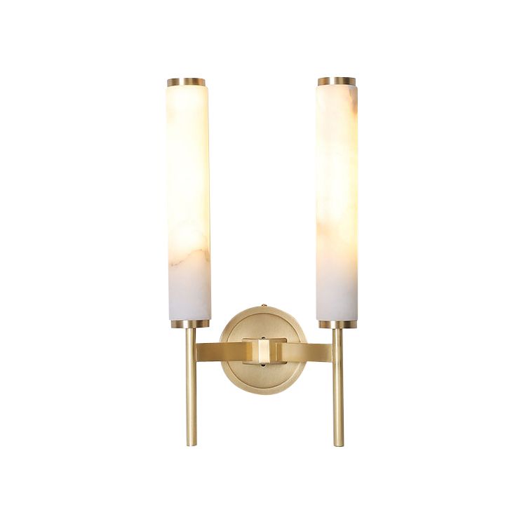 Бра LED7 Future Lighting Loft Industry Modern - Marble in Gold Wall V2 Double
