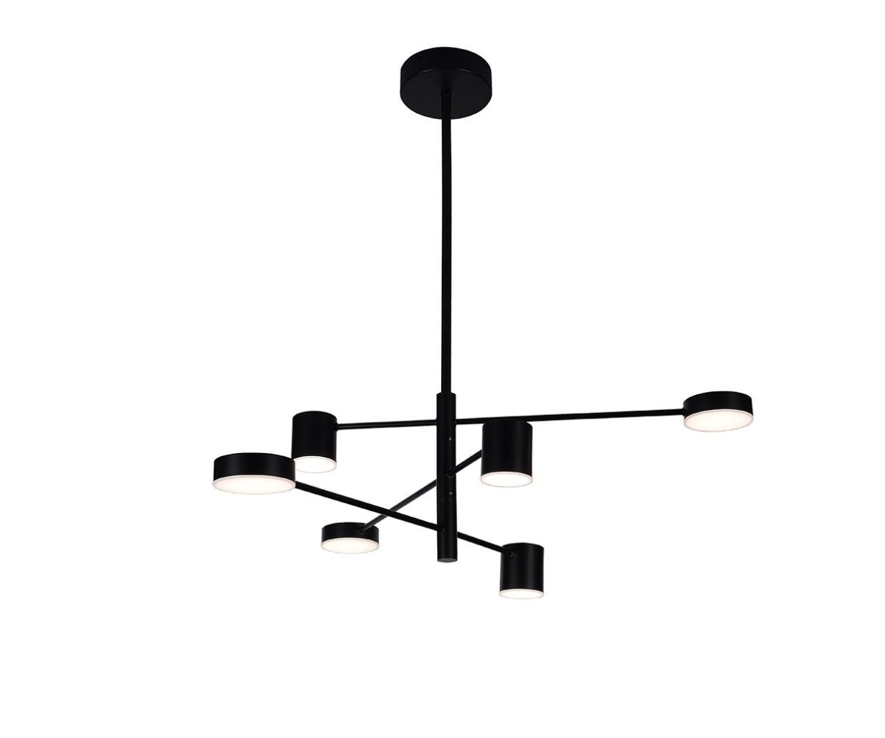 Люстра потолочная димм. Kink Light Мекли черный 07650-6D,19(3000K)