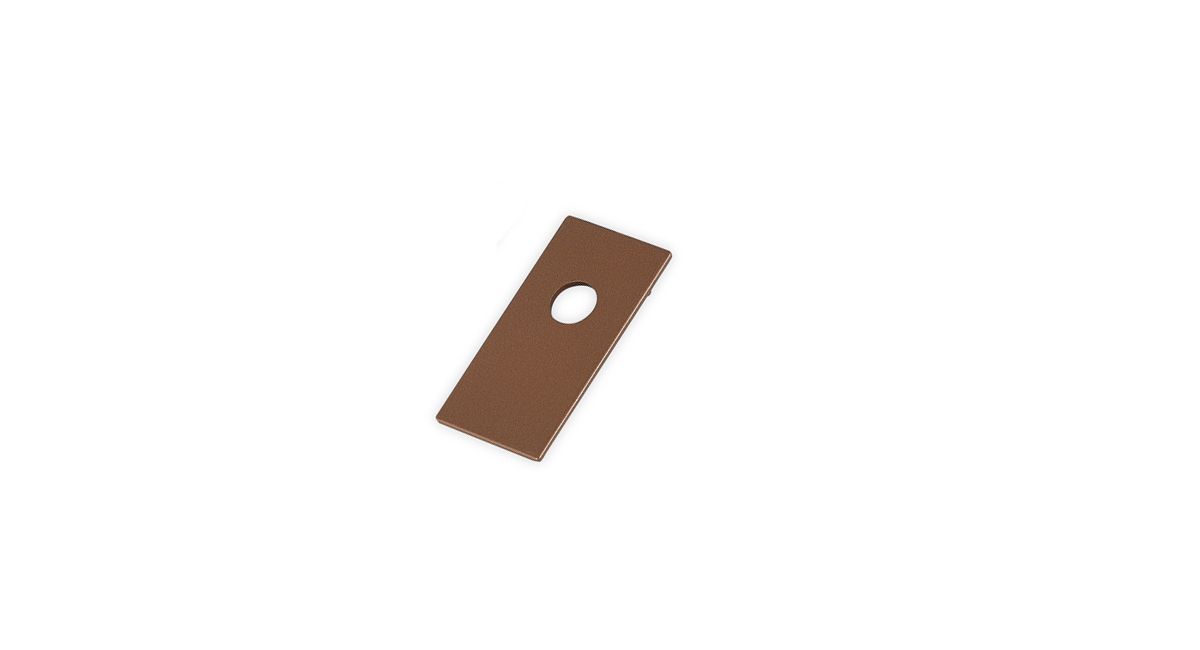 Боковая заглушка для подвесного/накладного шинопровода DLT2000CBronze, бронза Donolux Cap CBronze1