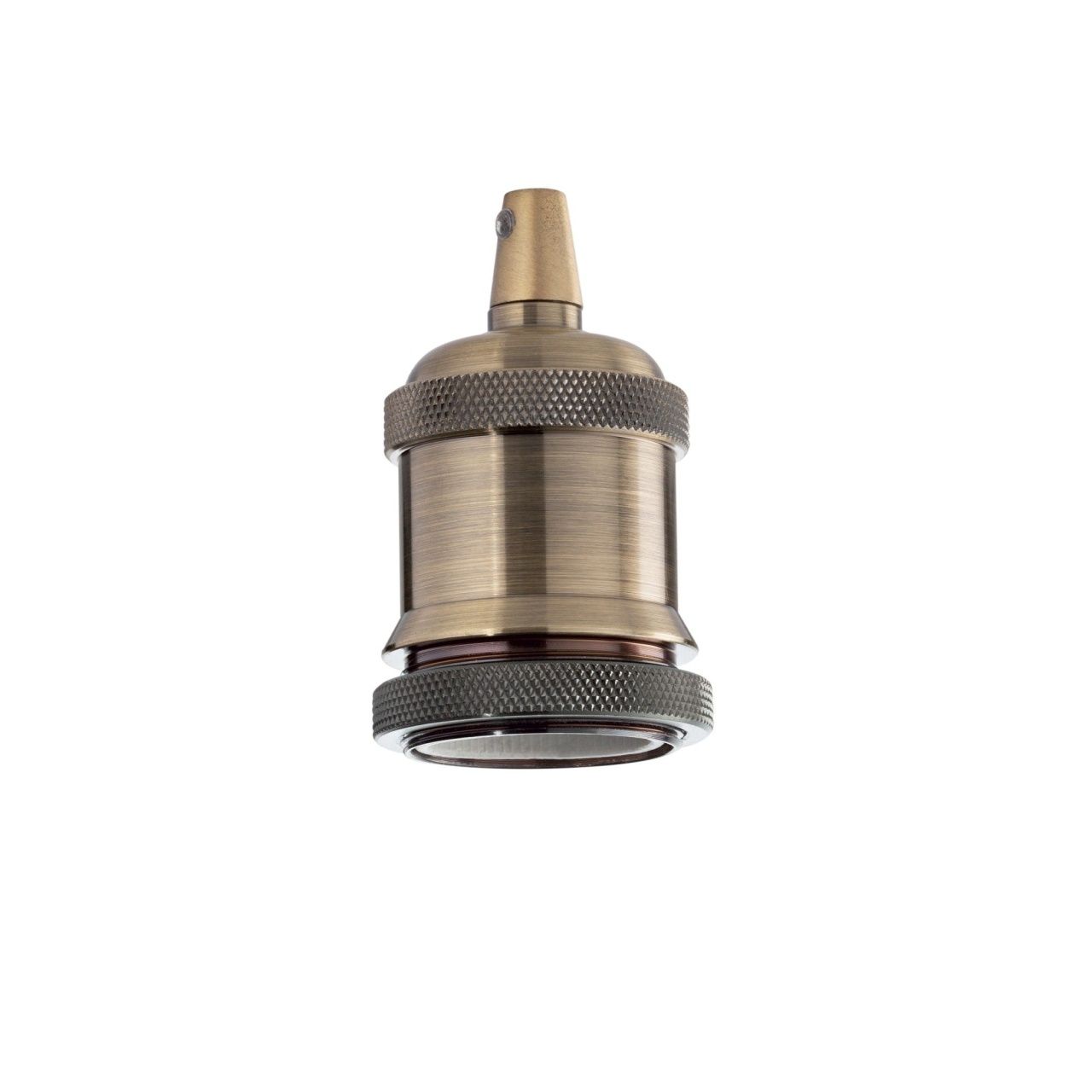 Патрон Ideal Lux PORTALAMPADA E27 GHIERA OTTONE BRUNITO 249216