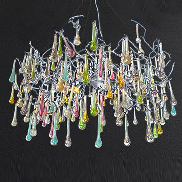 Люстра Bijout Chandelier Silver Round Сolor II Great Light LS60510