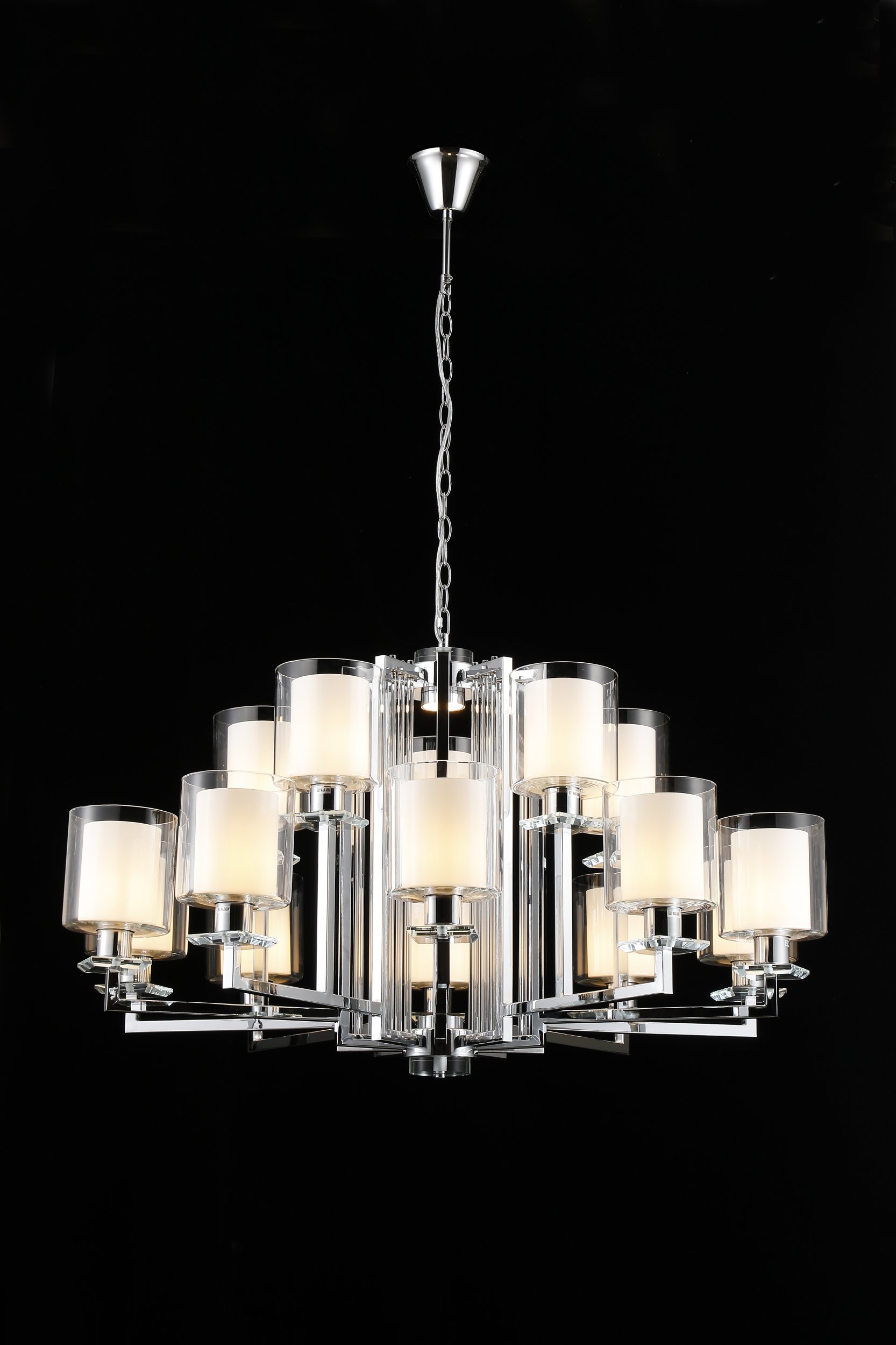 Светильник подвесной iLamp King RM6201-10+5 CR+CL
