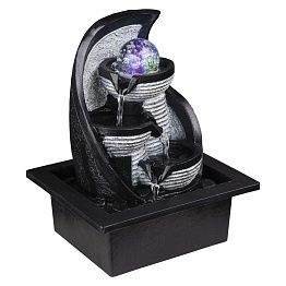 Фонтан декоративный Globo 93022, черный, LED, 1x0,13W