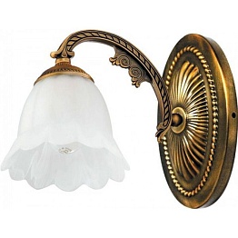 850-01-01 Бра настенное N-Light, 1 плафон, бронза, белый